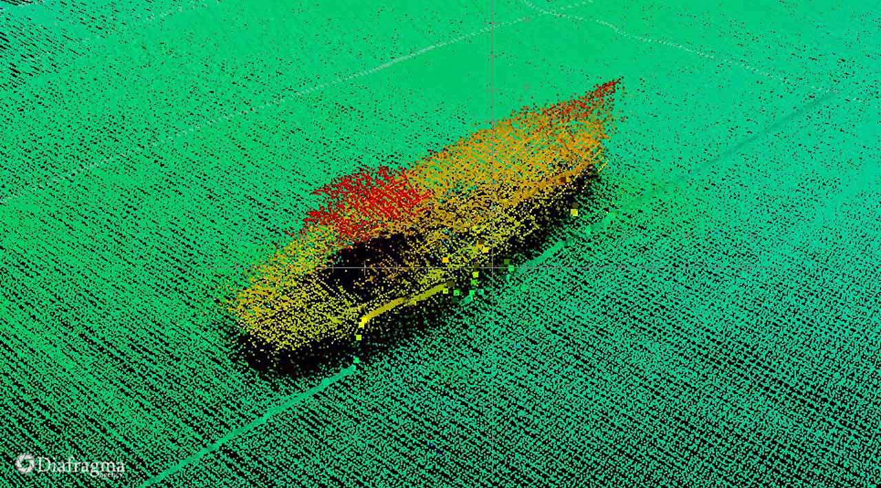 Затонувший корабль Ладожское озеро 